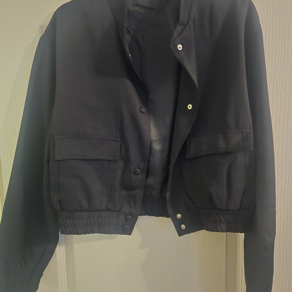 Black Cropped Jacket